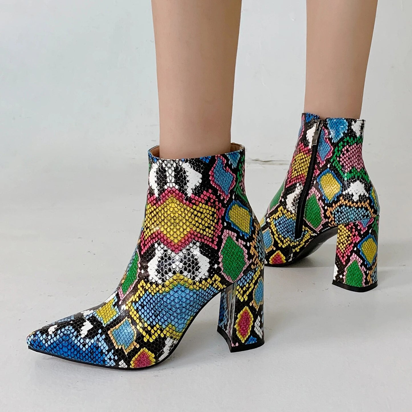 Bottes Serpent Multicolore