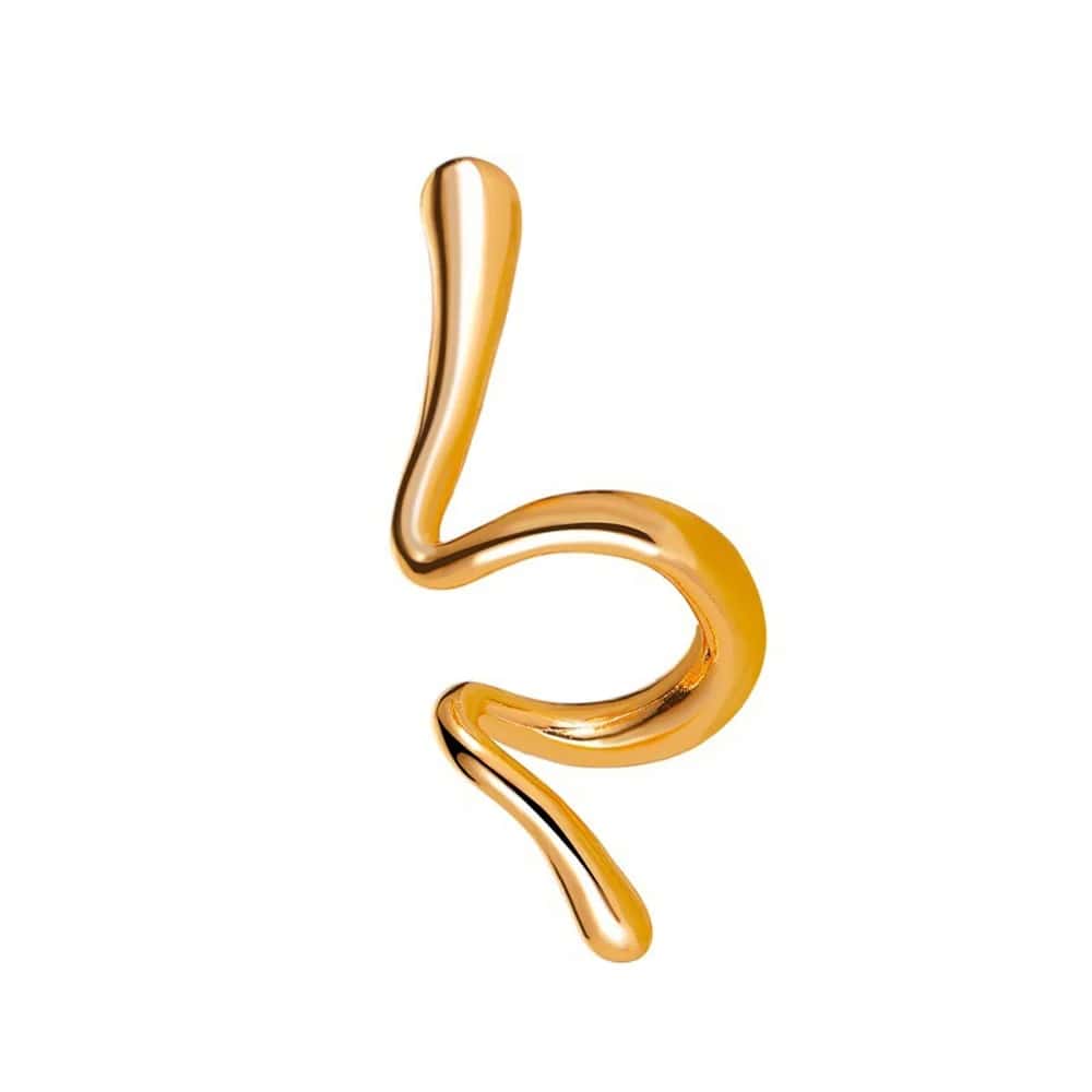 Boucles d'Oreilles Serpent Plaqué Or