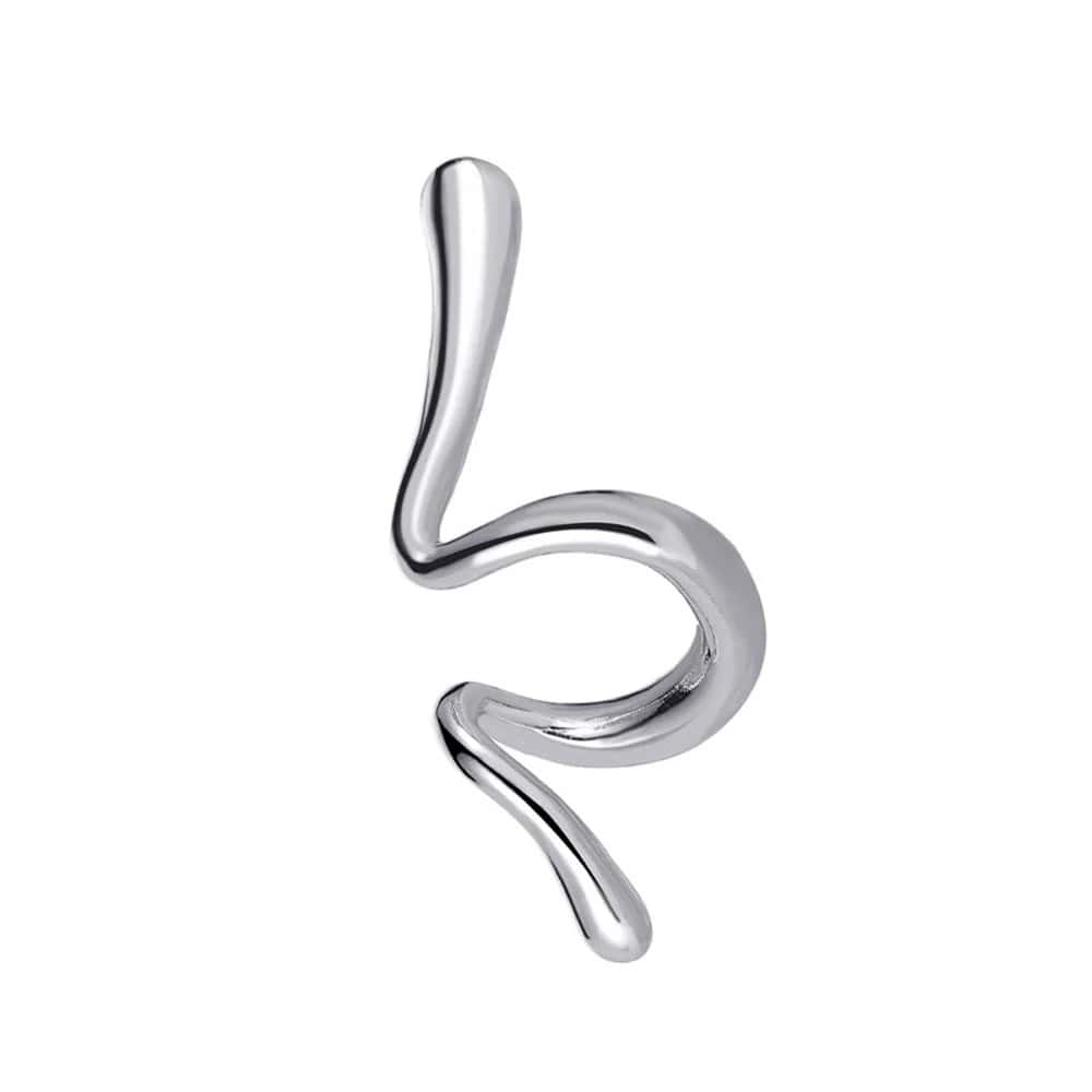 Boucles d'Oreilles Serpent Plaqué Argent
