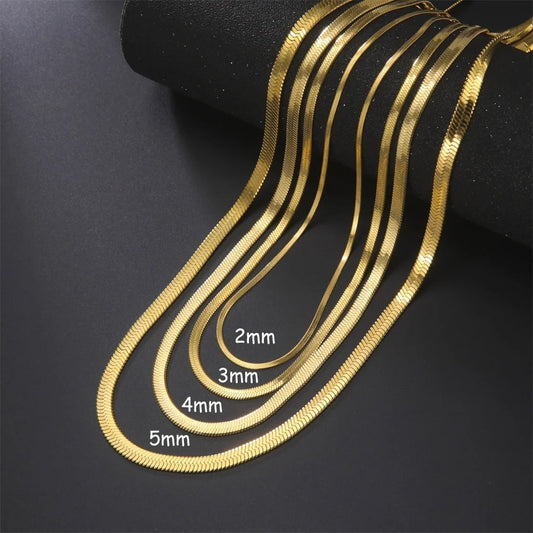 Collier Maille Serpent Or