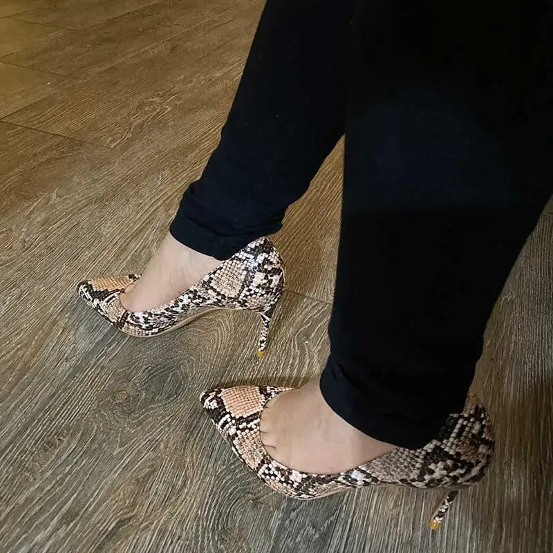 Escarpins Serpent Femme