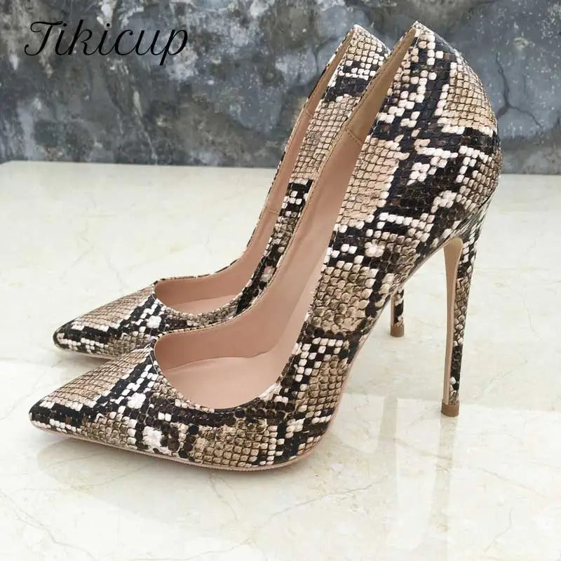 Escarpins Serpent Femme