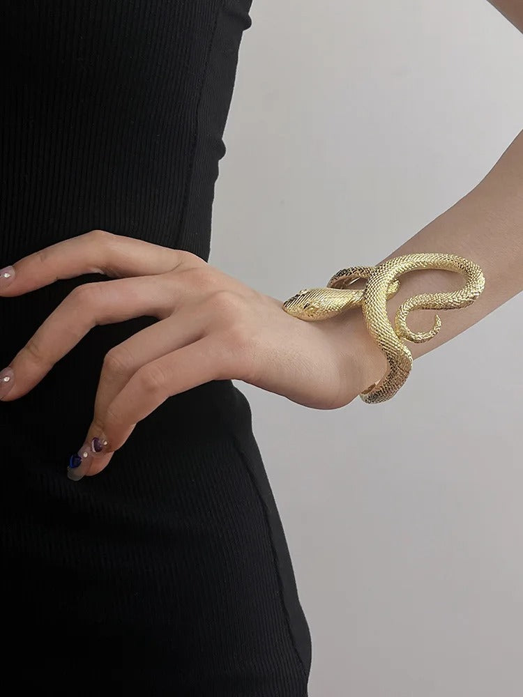 Bracelet Serpent Doré