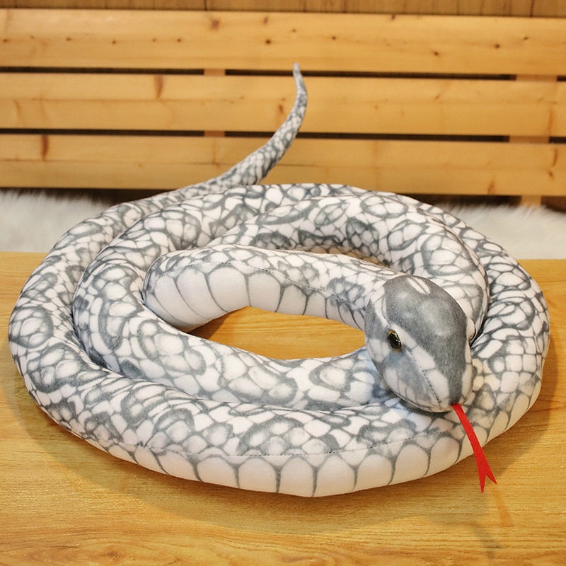 Peluche Serpent Gris
