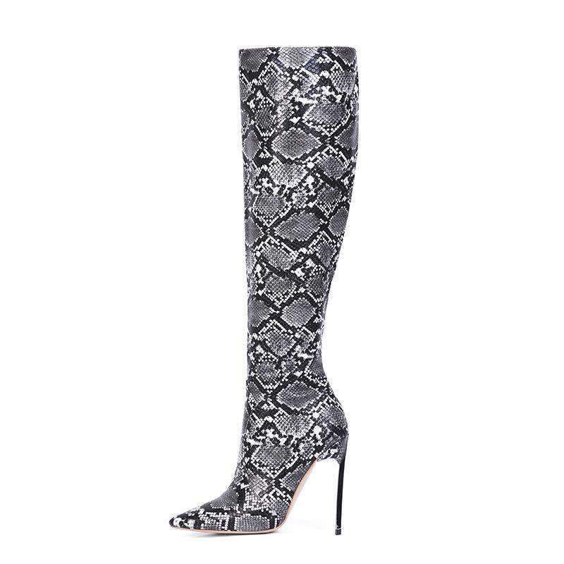 Cuissardes Motif Serpent noir et blanc