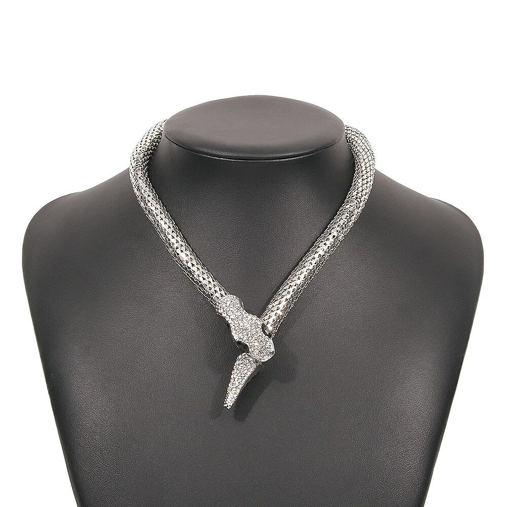 Collier Serpent tendance