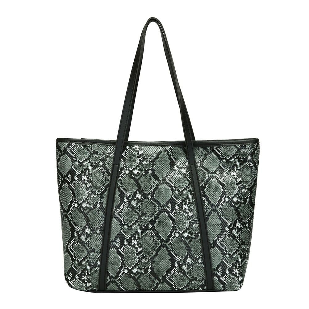 Sac Cabas Serpent vert