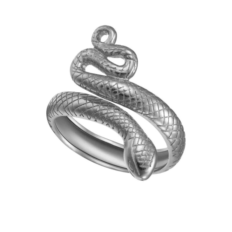 Anneau Serpent Argent