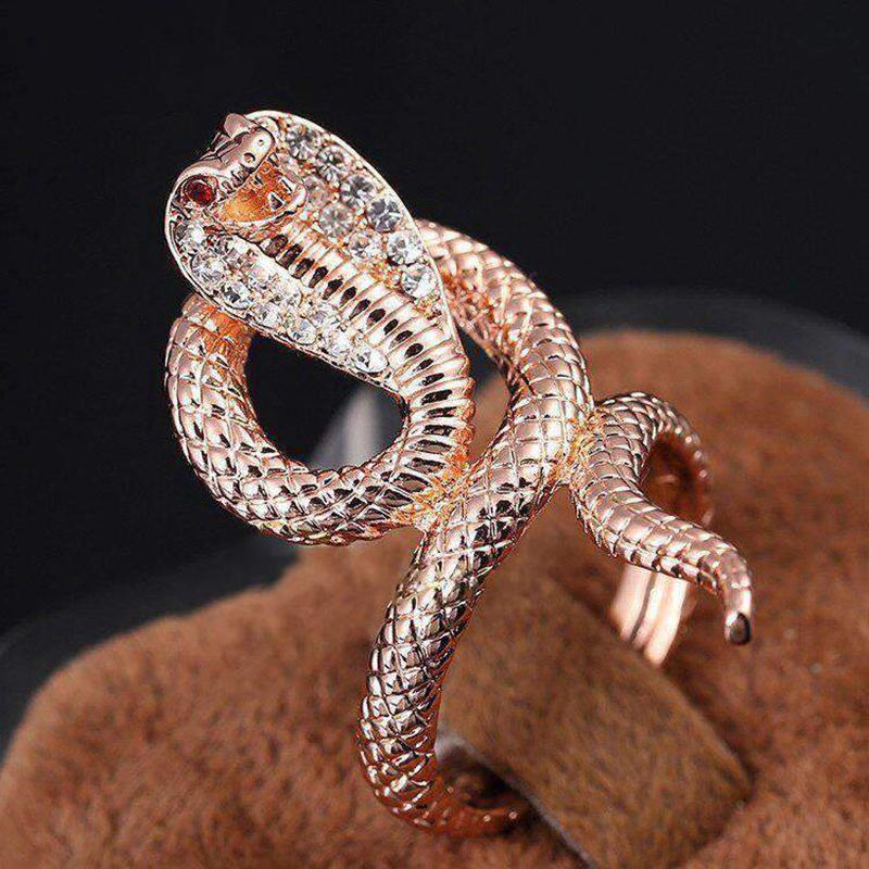 Bague Serpent Cobra Femme
