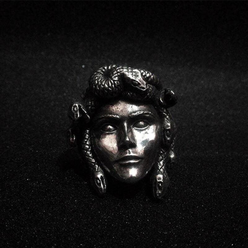 Bague Médusa serpent
