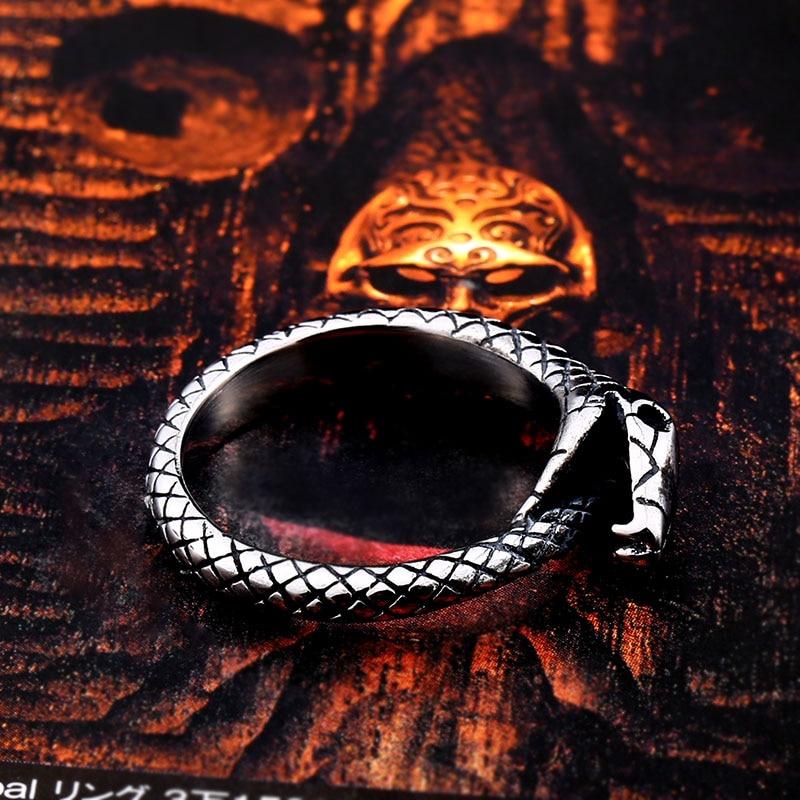 Bague Serpent Ouroboros
