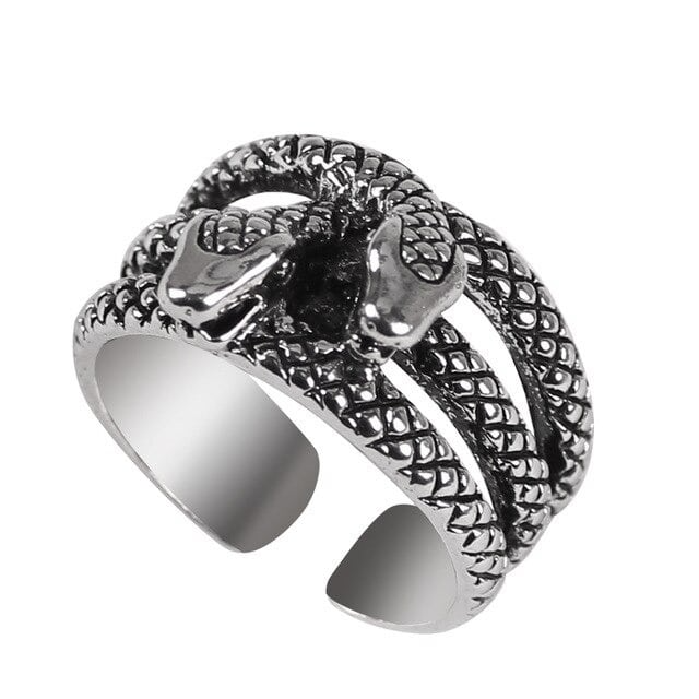 Bague Serpent à Deux Têtes