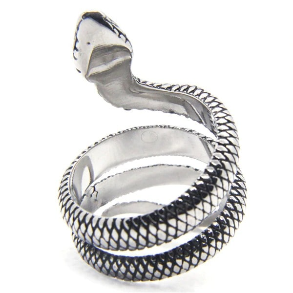 Bague Serpent Enroulé
