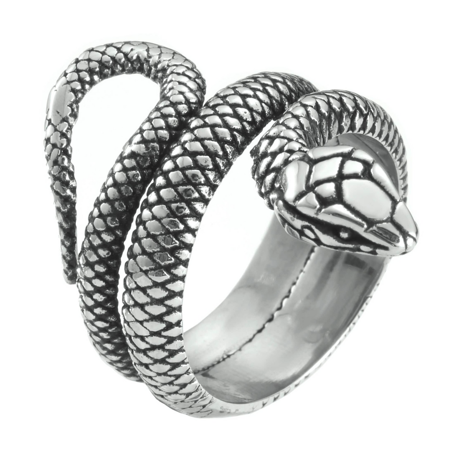 Bague Serpent Acier Inoxydable