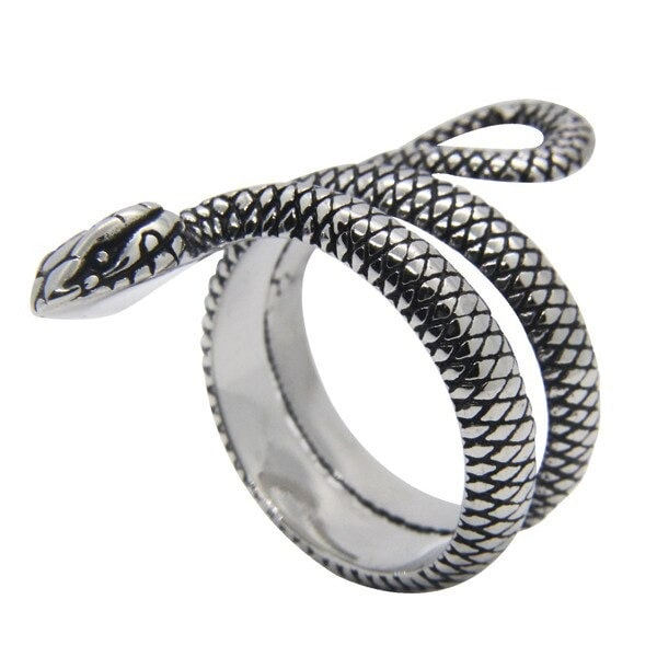 Bague Serpent Enroulé Acier Inoxydable