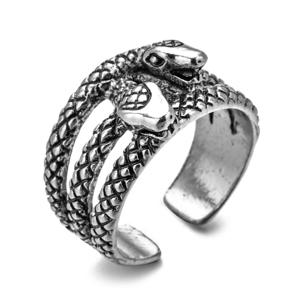 Bague Serpent Agressif