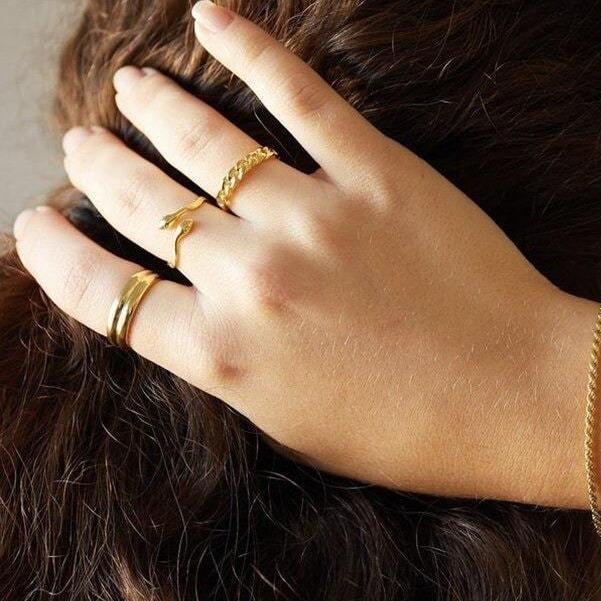 Bague Serpent Chic Or (Argent)