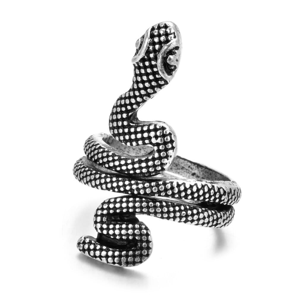 Bague Serpent Corail