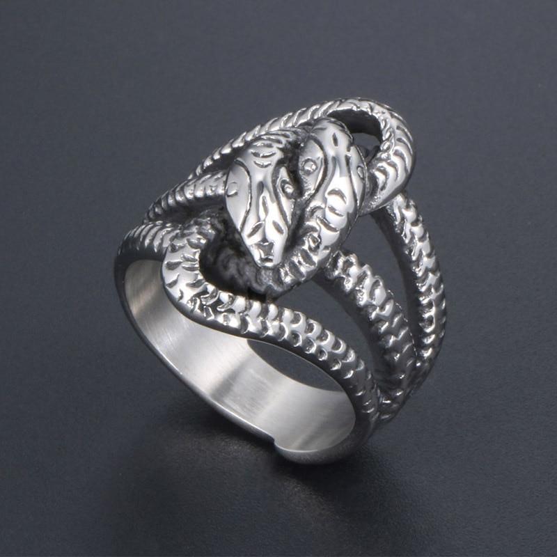 Bague Serpent duo