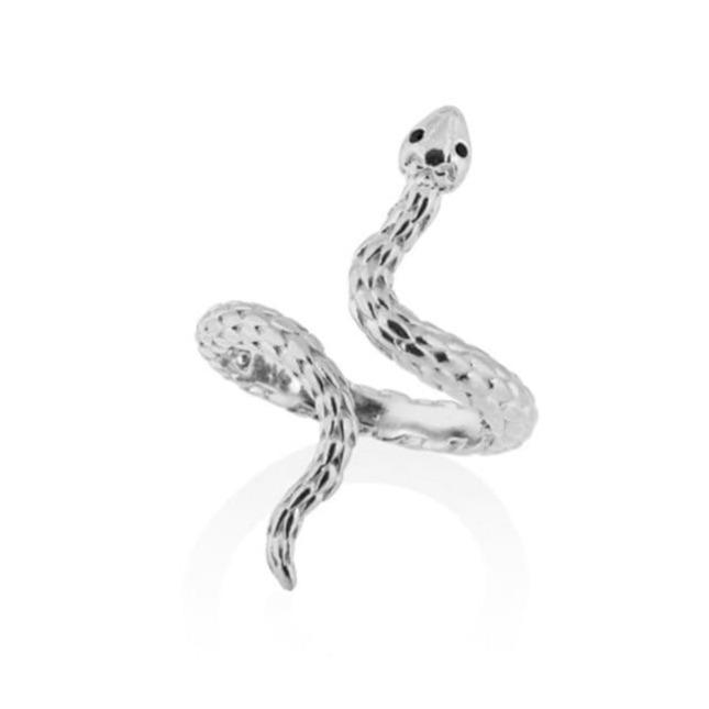 Bague Serpent Discret (Argent)