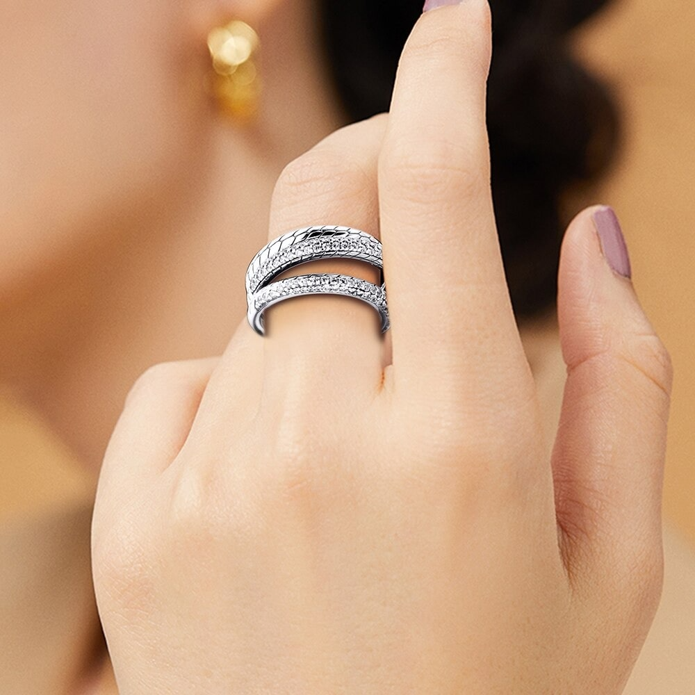 Bague Écaille de Serpent femme