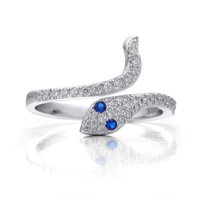 Bague Serpent en argent femme
