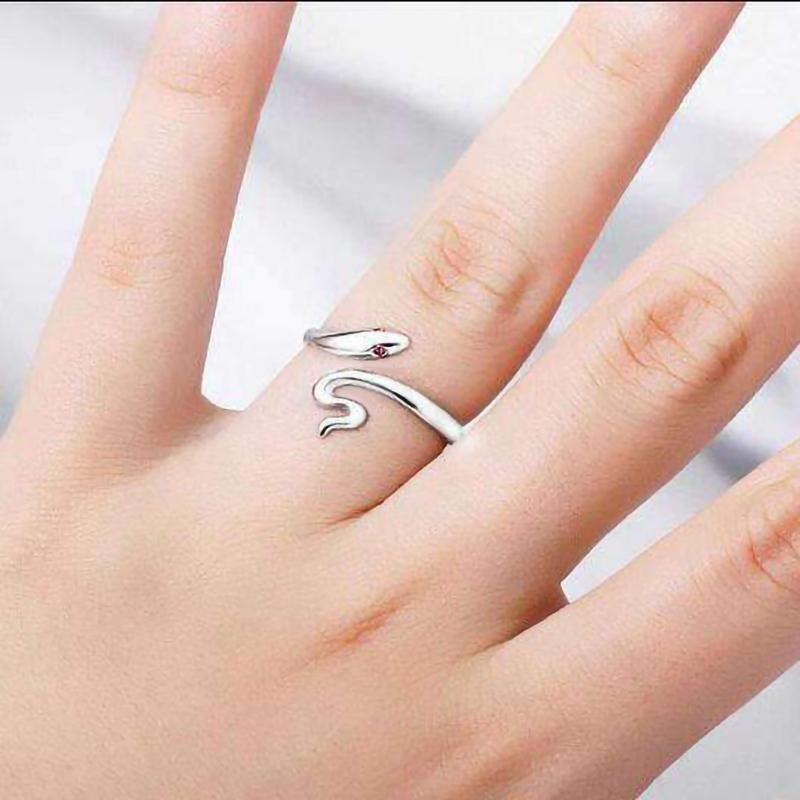 Bague Serpent Femme Rubis