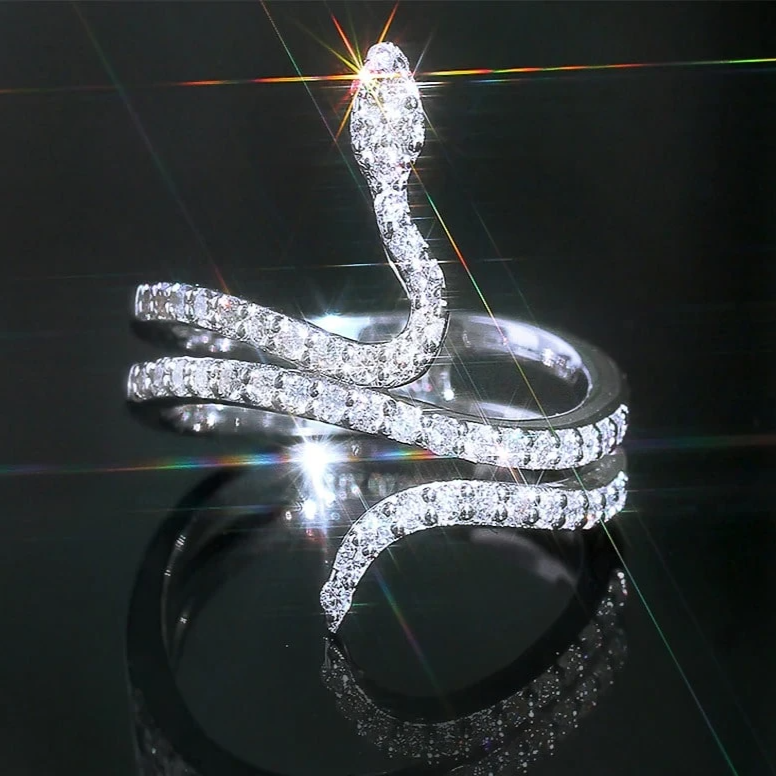 Bague Serpent Femme Diamant