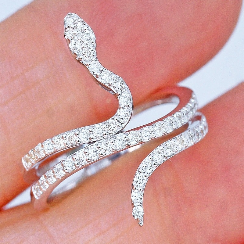Bague Serpent Diamant