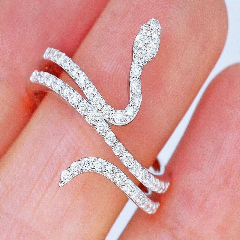 Bague Serpent femme Diamant