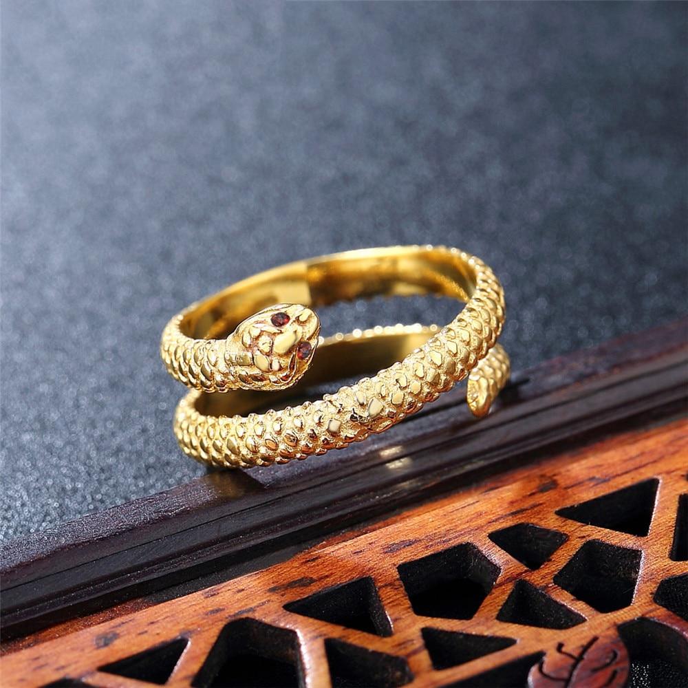 Bague Serpent Or Femme