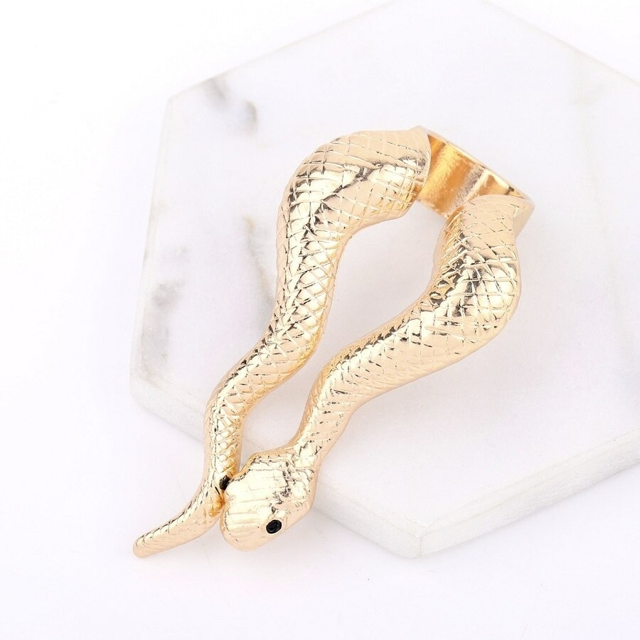 Bague Serpent Femme Gothique