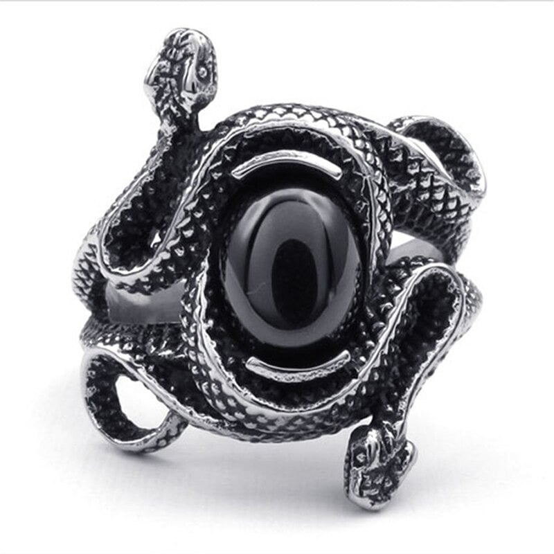Bague Serpent Œil de Sauron
