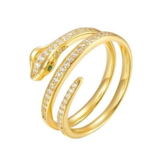 Bague Serpent Or Et Diamant