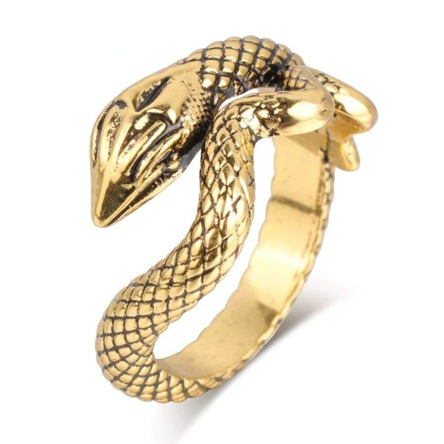 Bague Serpent Or Vintage