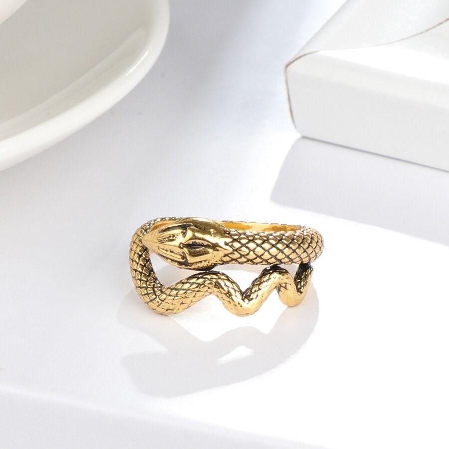 Bague Serpent Or Vintage
