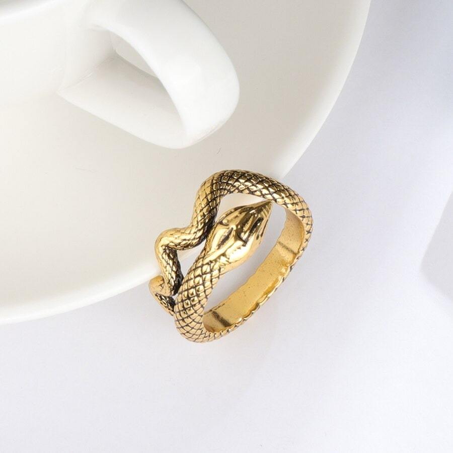 Bague Serpent Or Vintage