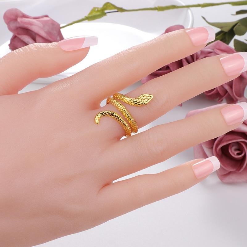 Bague Serpent Plaqué Or