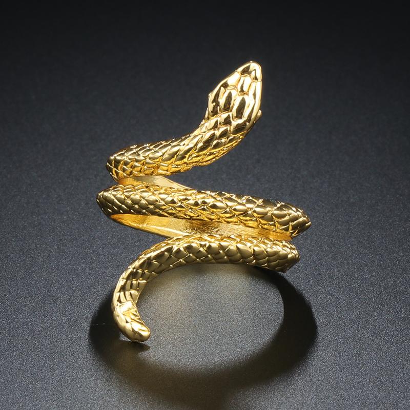 Bague Serpent Plaqué Or