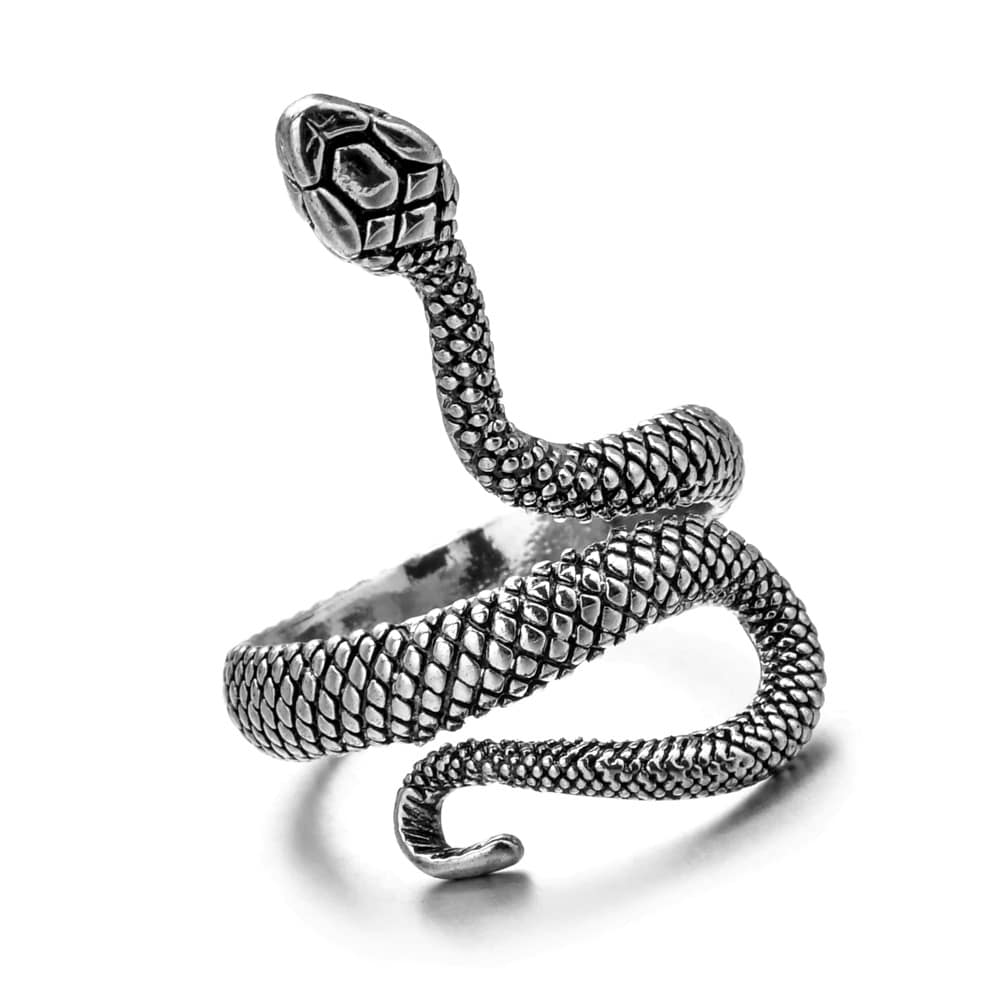 Bague Serpent Python de Seba Acier