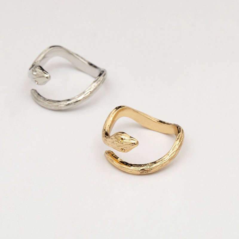 Bague Serpent Vintage Argenté