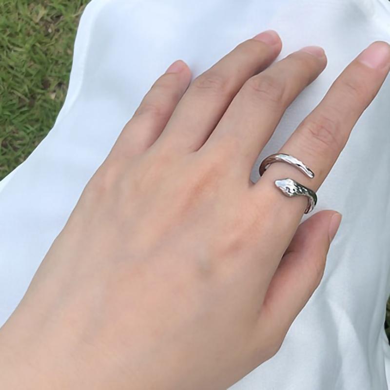 Bague Serpent Vintage Argenté