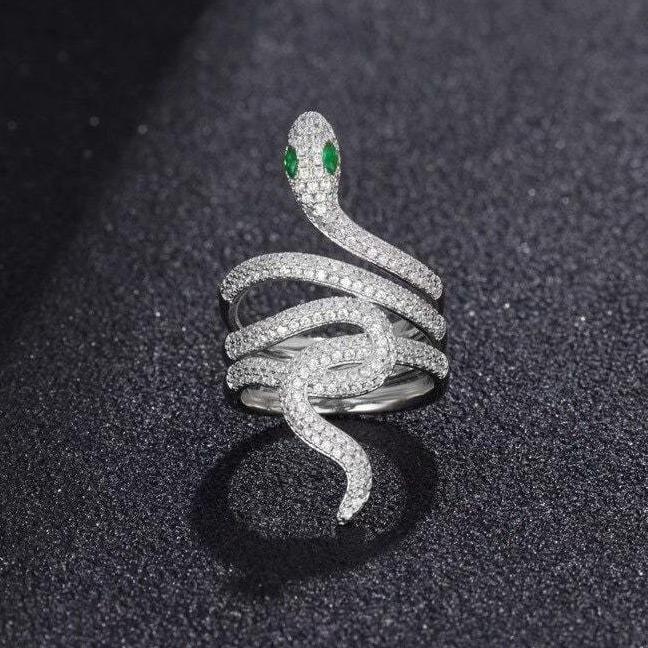 Bague Serpent Violet Femme