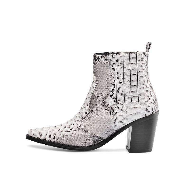 Bottines python Cowboy Femme
