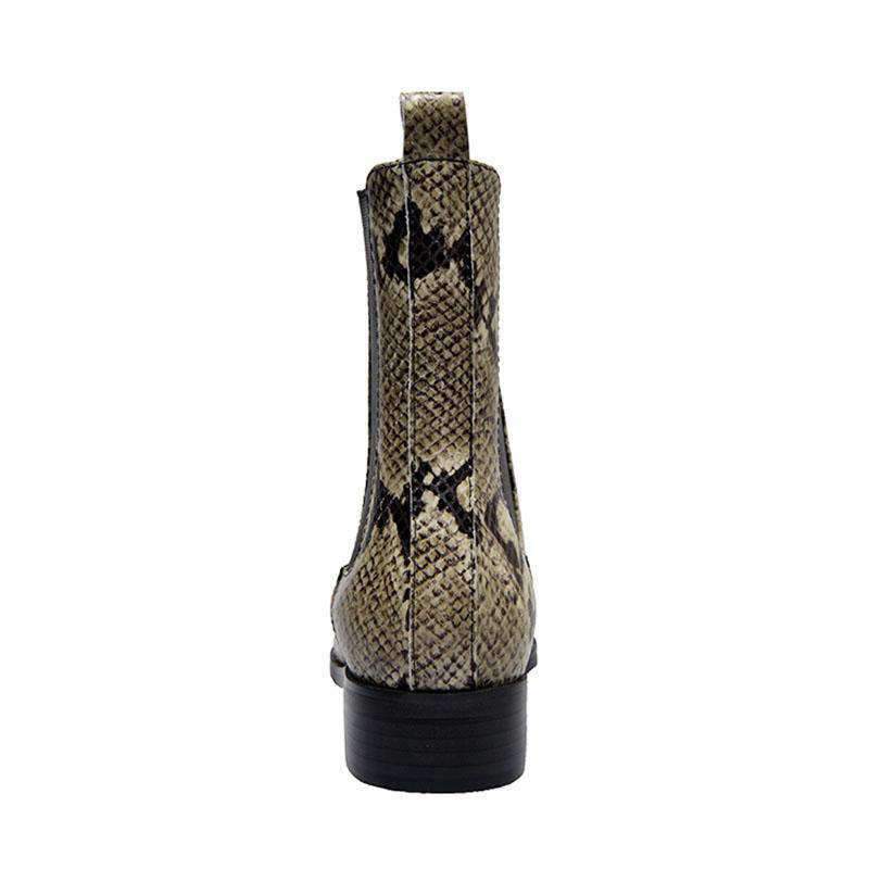 Bottines Serpent Chelsea Cuir