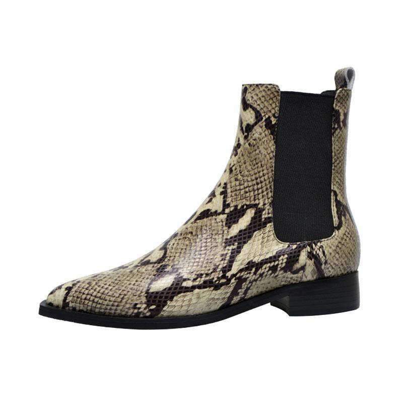 Bottines Serpent Chelsea Cuir veau