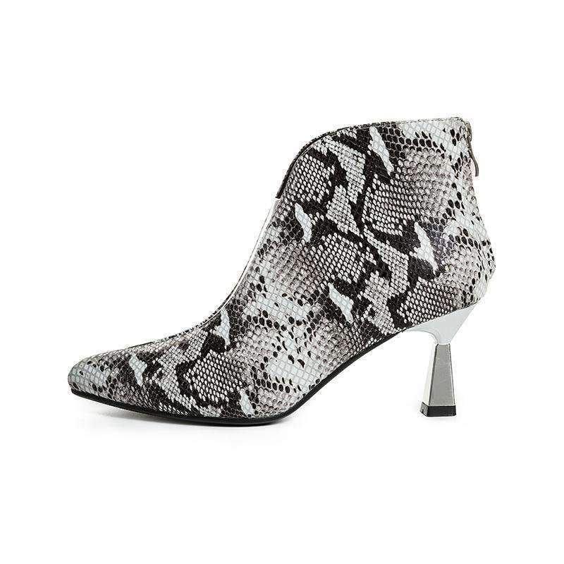 Bottines python Cuir Femme
