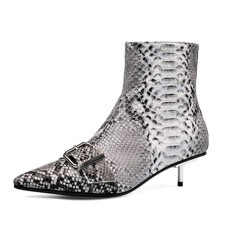 Bottines Serpent Femme Cuir original