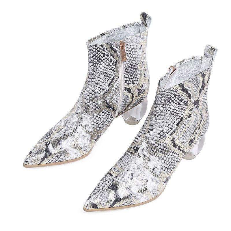 Bottines Serpent à Talons femme