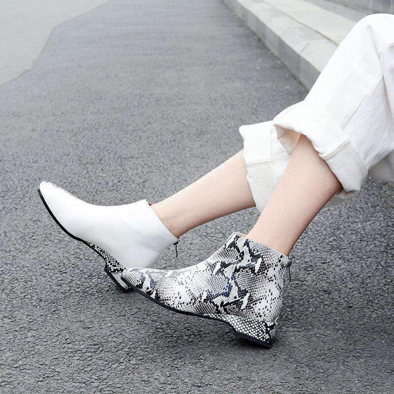 Bottines Serpent Python Plates